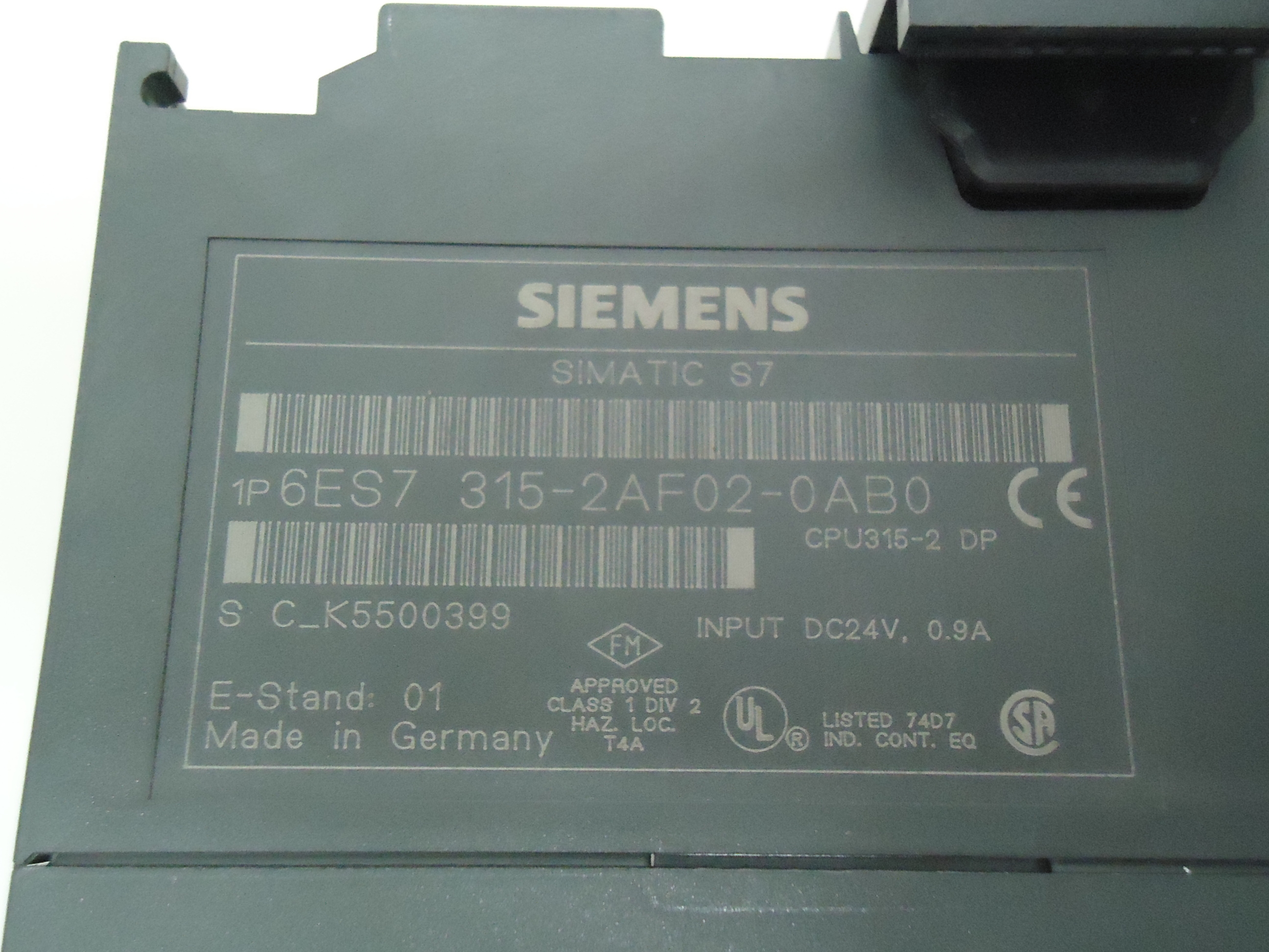 6ES7 315-2AF-OABX CPU315-2P siemens cpu