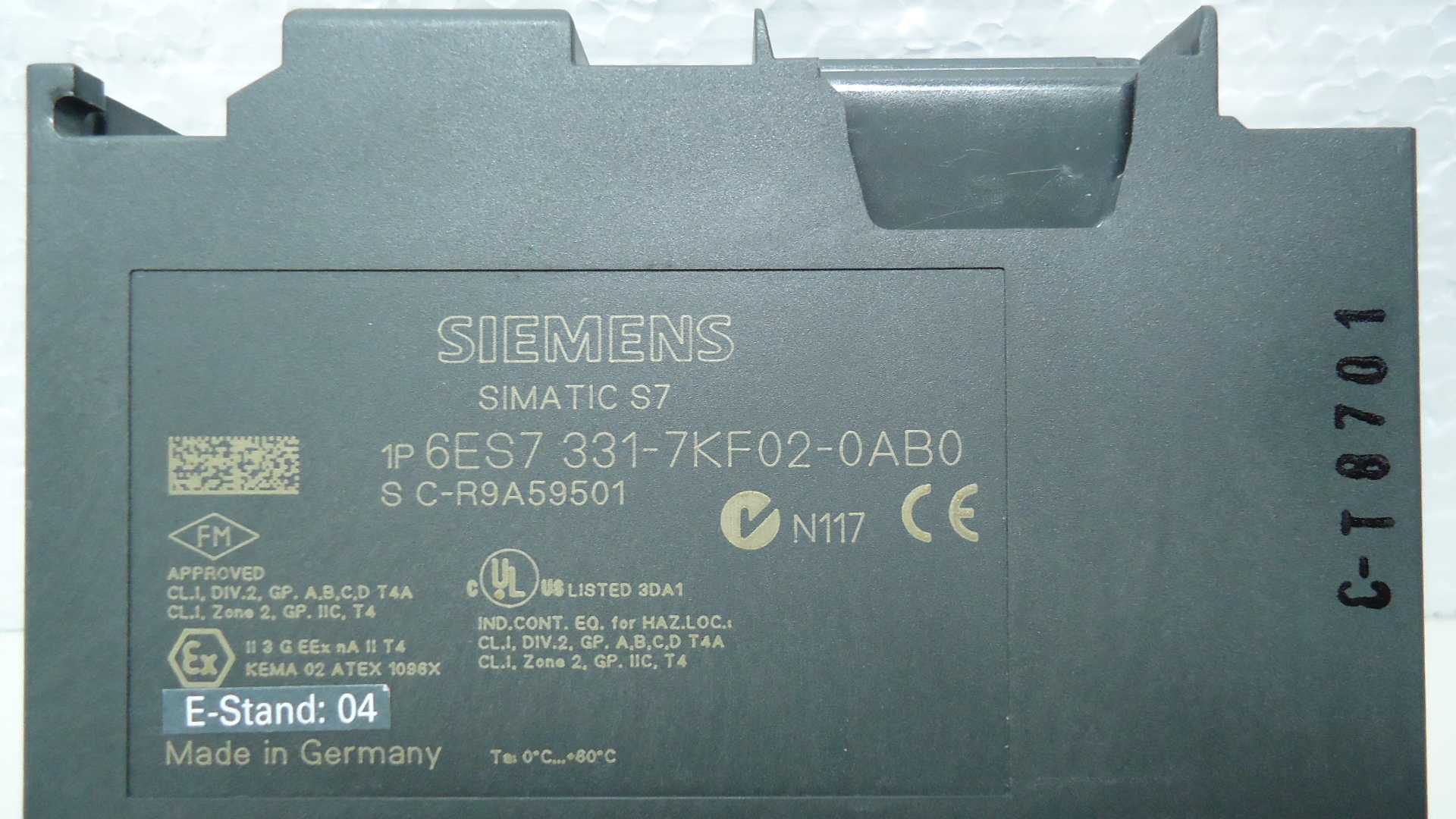 6ES7-331-7KF02 siemens Simatic S7 card.