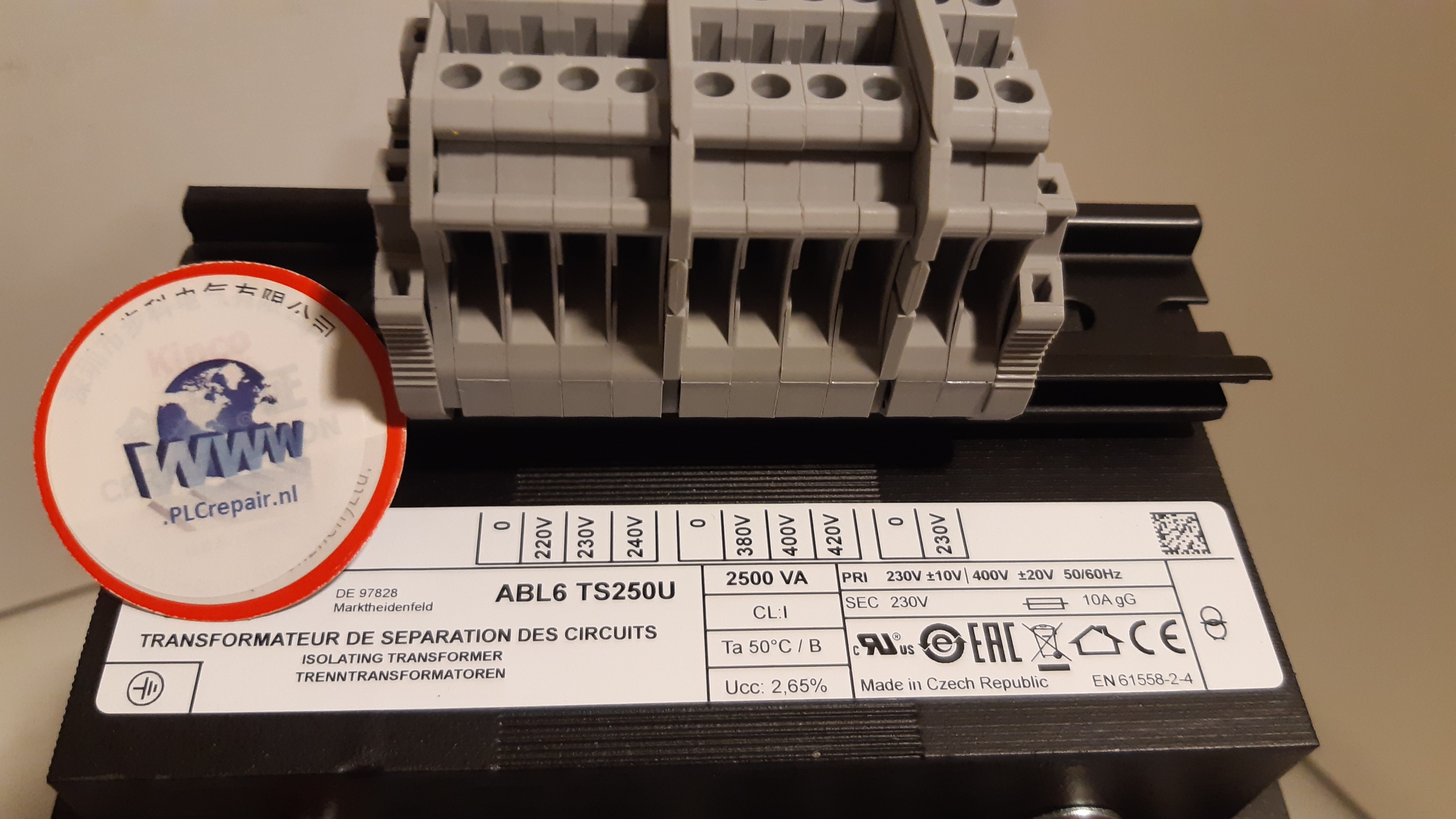 ABL6 TS250U 2500VA  Isolating transformer Schneider electric