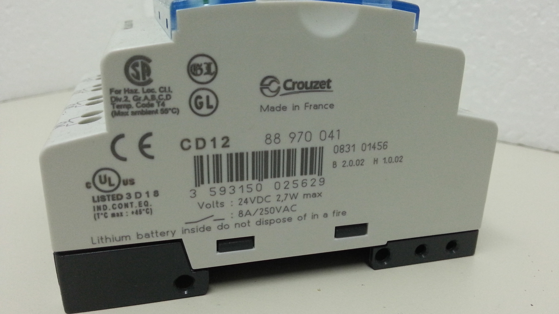 CD12 88970041 crouzet millenium 3  plc unit.