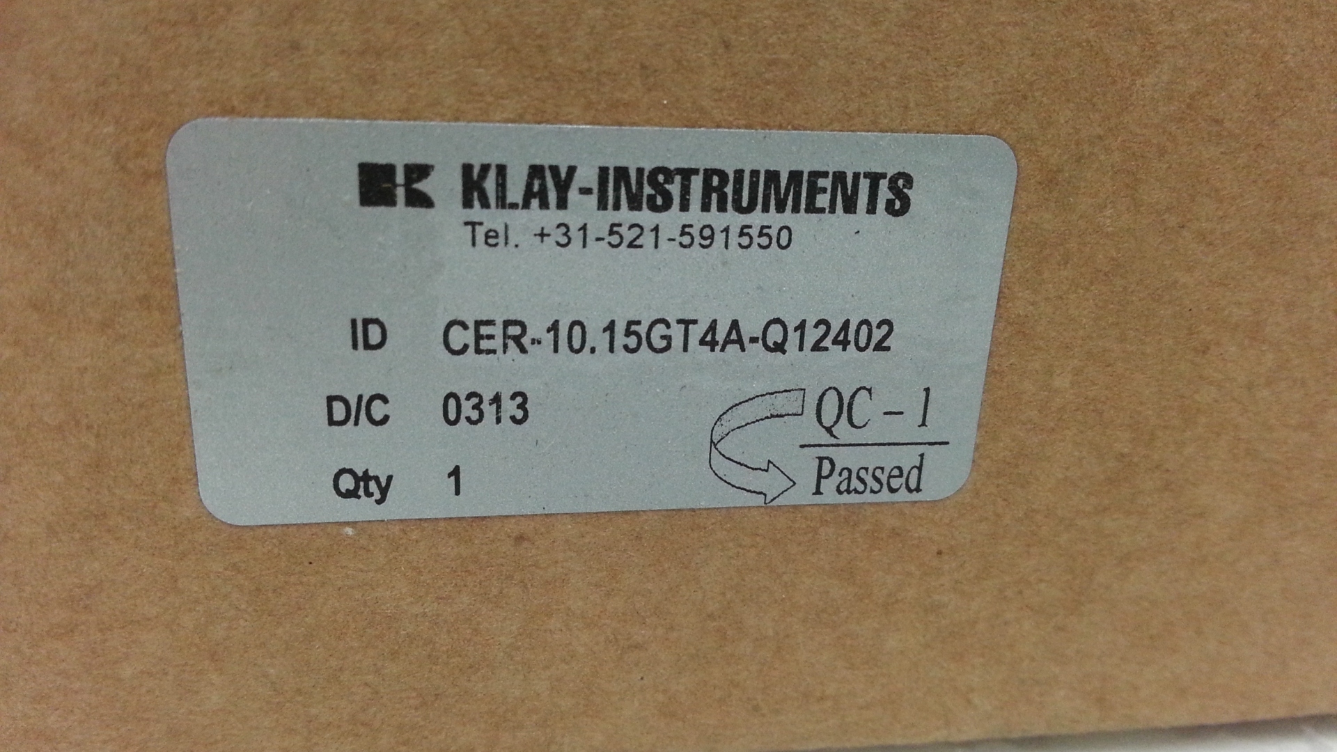 CER-10.15GT4A klay instruments pressure sensor