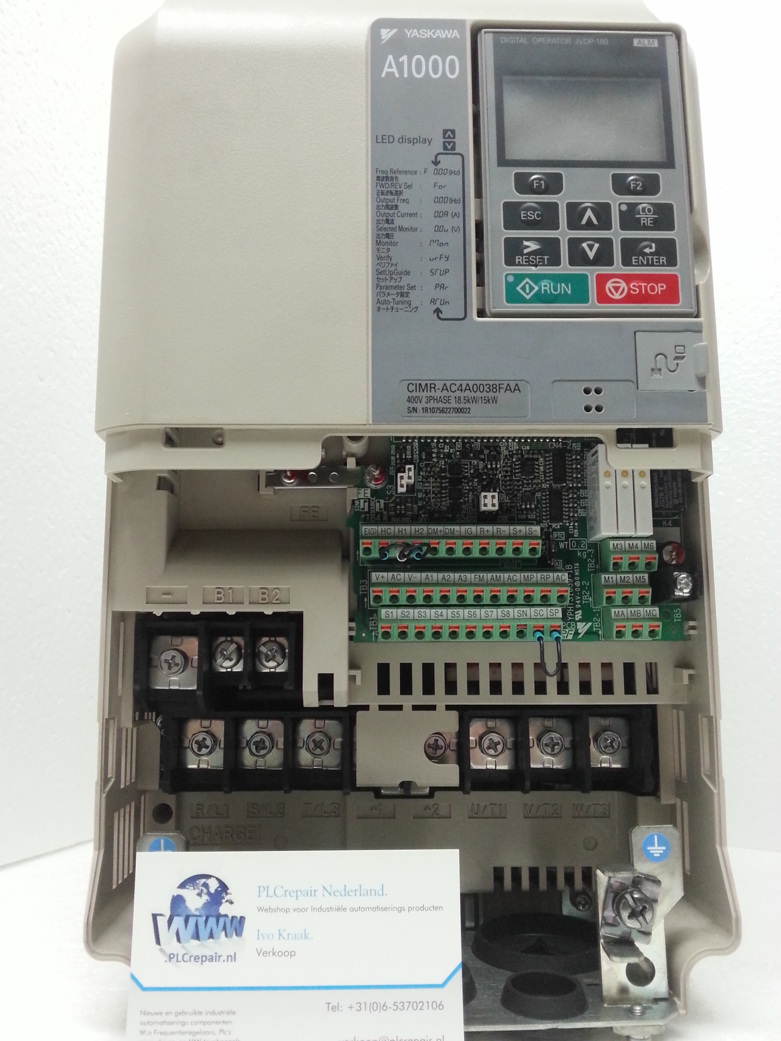 CIMR-AC4A0038FAA YASKAWA FREQUENCY DRIVE