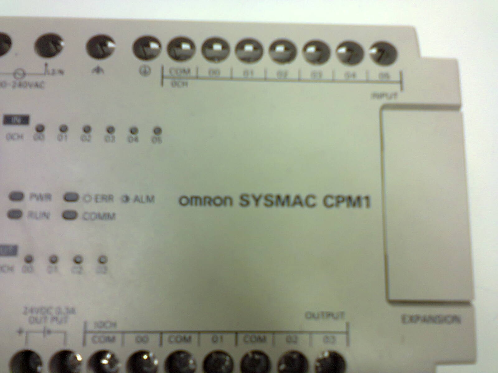 CPM1 omron plc cpu  sysmac.