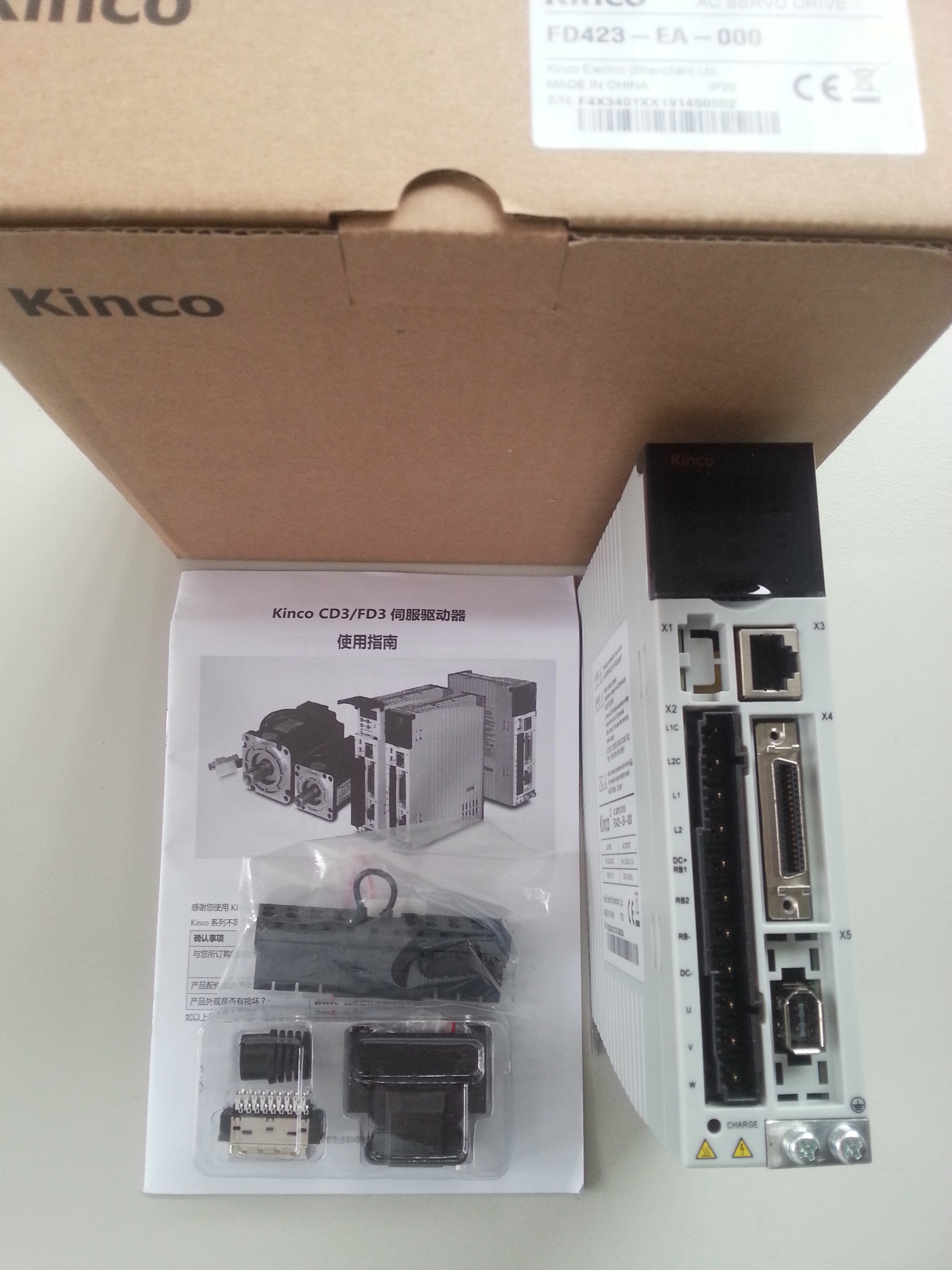 FD423-EA-000 Ethercat servo driver Kinco electric