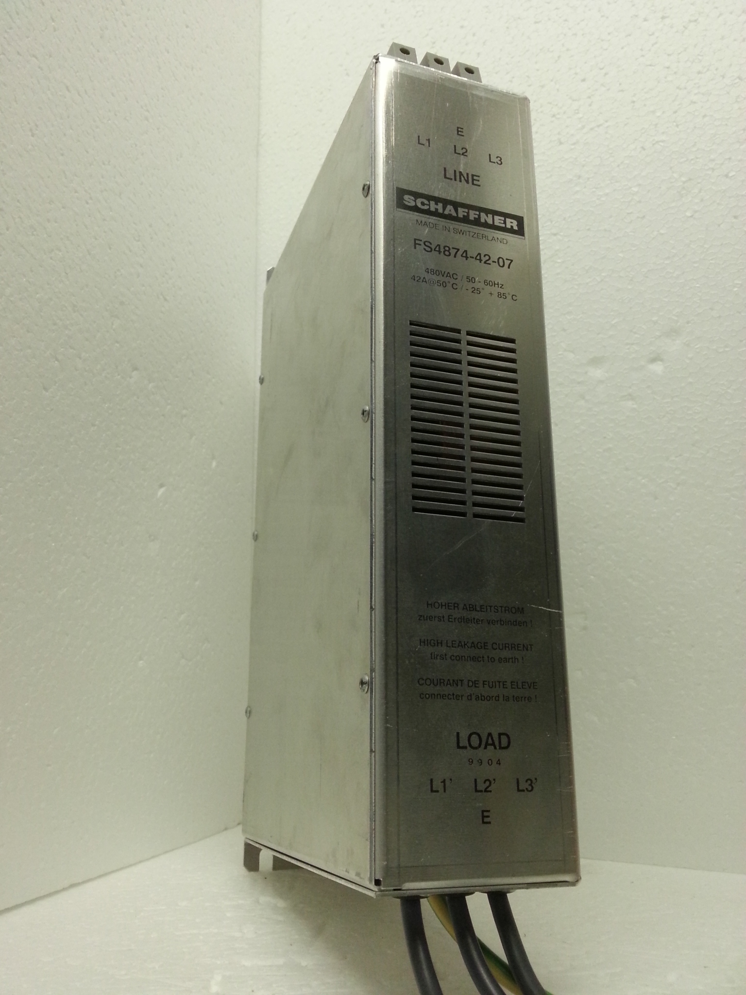 FS4874-42-07 Schaffner EMI EMC frequency drive filter