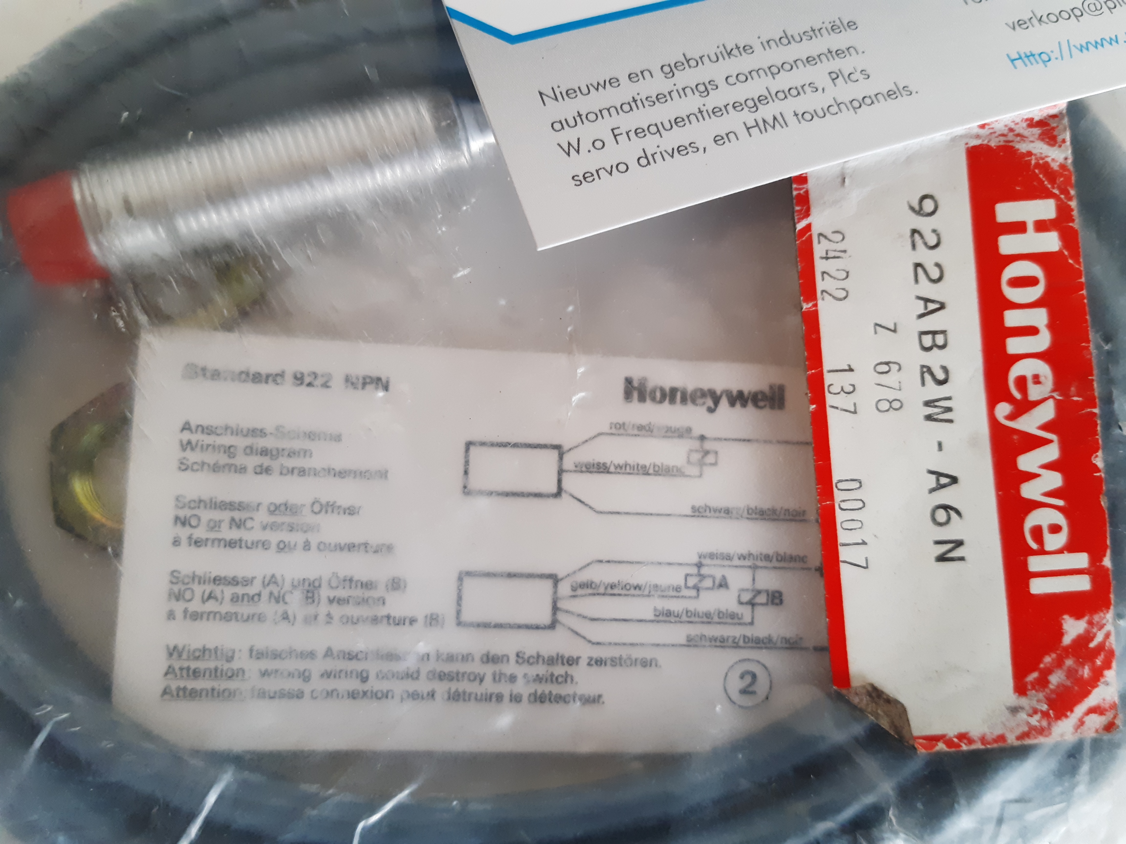 Honeywell 922AB2W-A6N