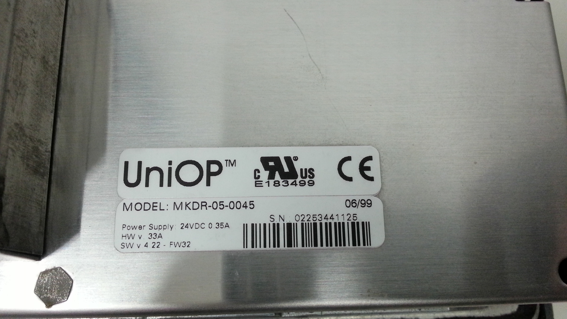 MKDR05-0045 Exor Uniop HMI Used