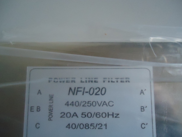 NFI-020 EMC EMI Netfilter 3PH 400vac 20A for frequency drive