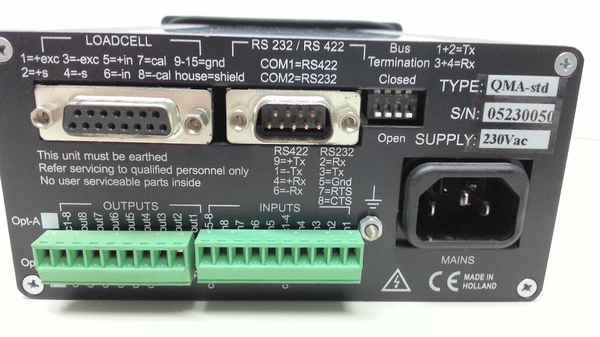 Penko QMA std loadcell Indicator