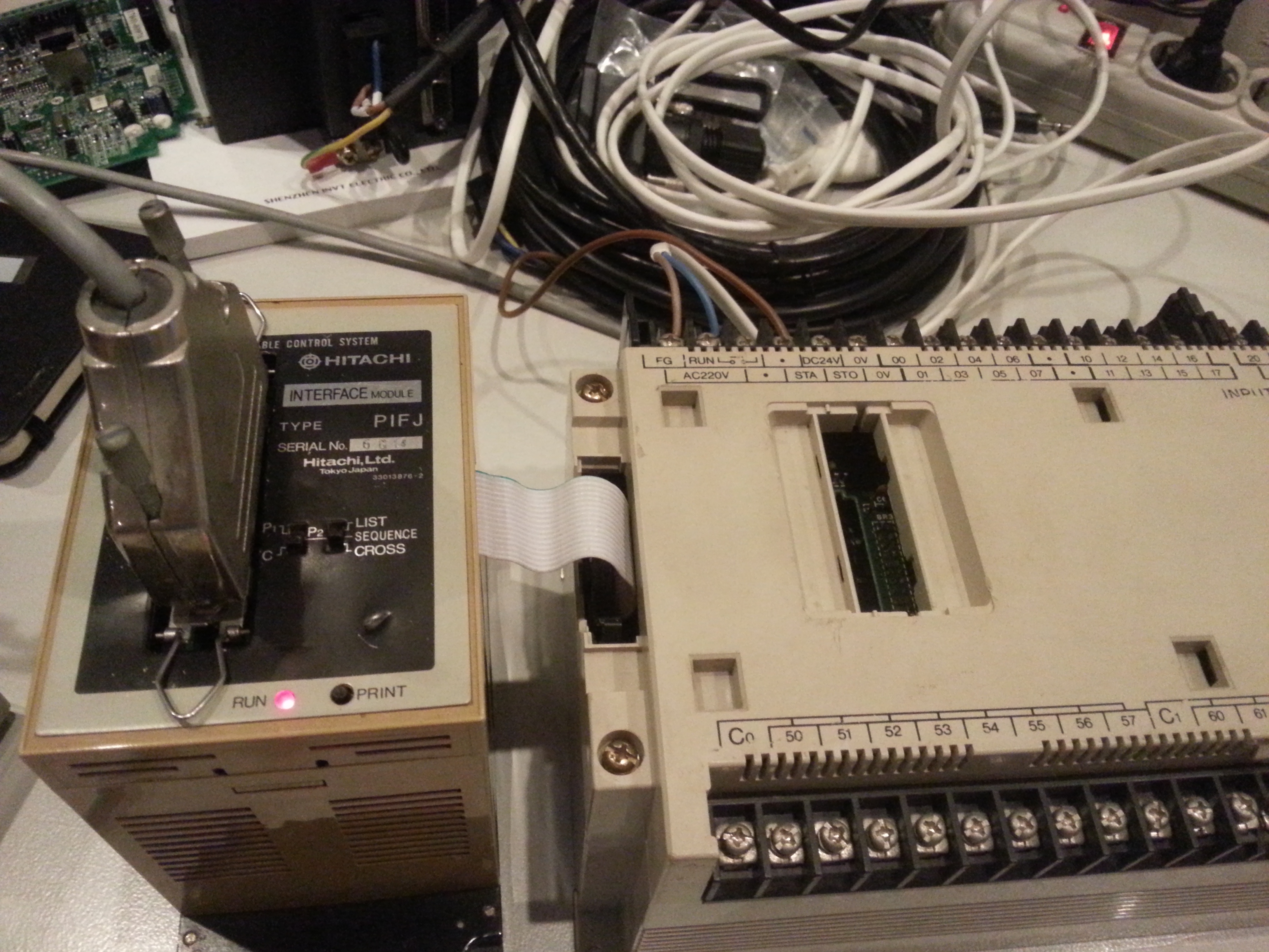 PIF-J hitachi J16 PLC interface module.