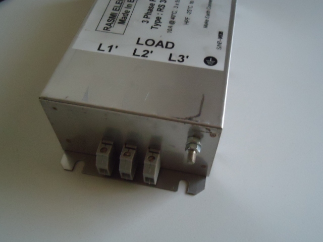 RS 3010  RASMI  EMC FILTER 3 fase 400 vac.