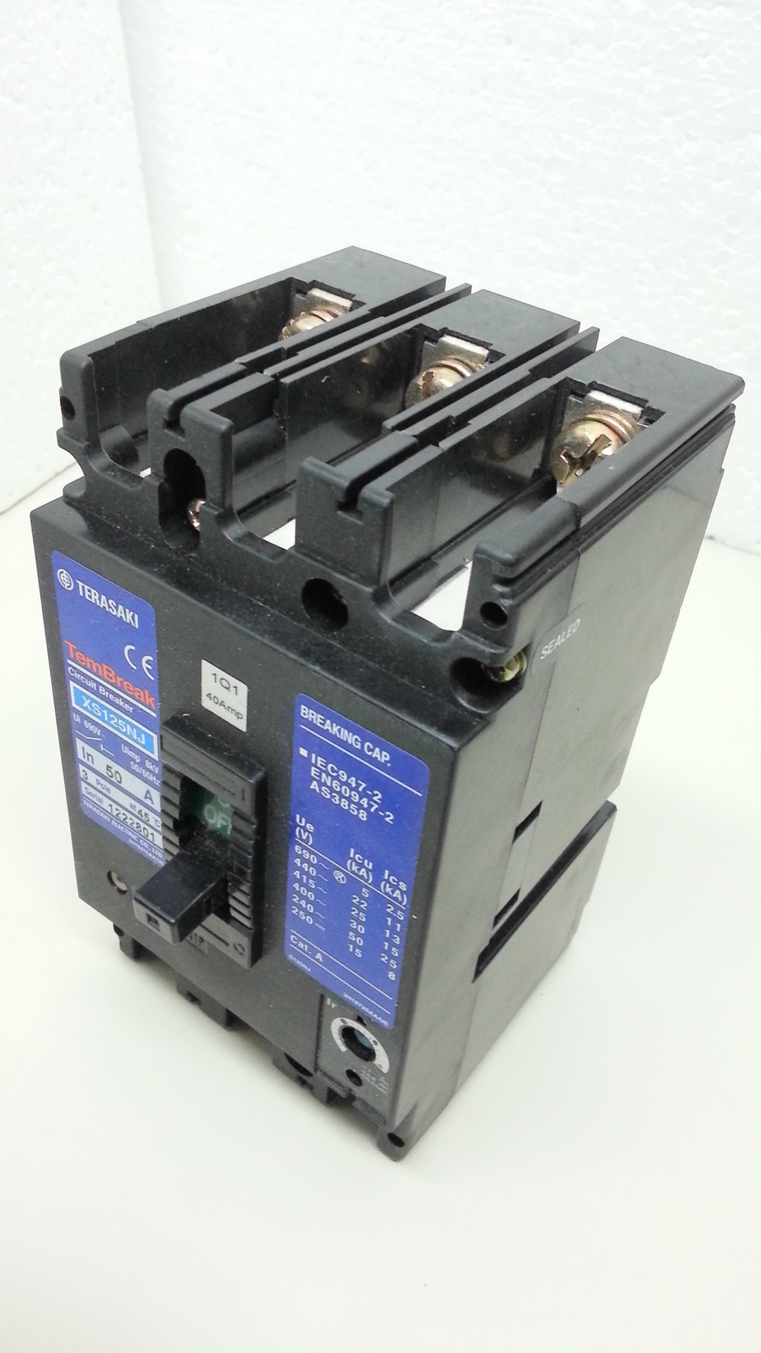 XS125NJ Terasaki thermic contactor